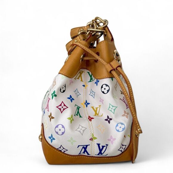 LOUIS VUITTON Murakami White Multicolor Ursula Bag - Picture 4 of 15